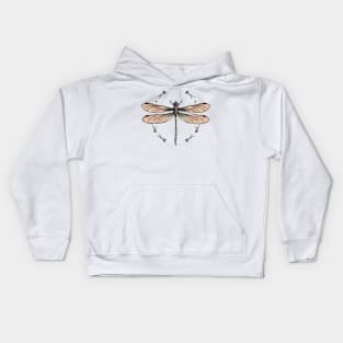Dragonfly, Dragonfly Lover, Cottagecore Dragonfly , Insect Lover, Nature Lover Gift, Nature valentines day Kids Hoodie